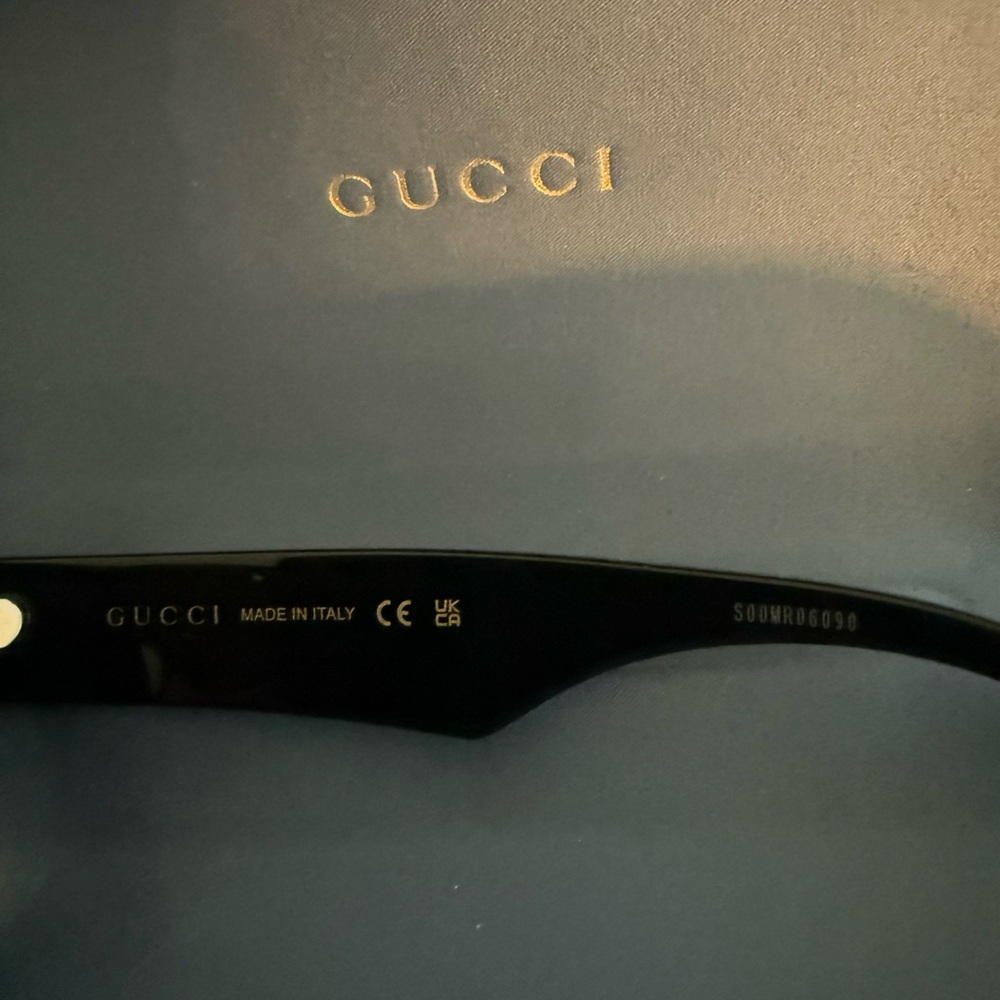 Gucci Black 55mm Square Sunglasses - Picture 5 of 5